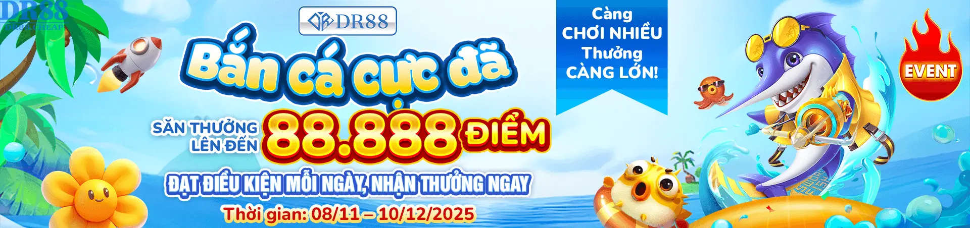 bntc thưởng bắn cá