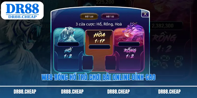 Web Rồng Hổ trò chơi bài online đỉnh cao