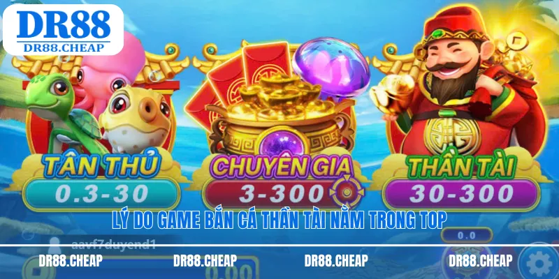 Lý do game bắn cá thần tài nằm trong top