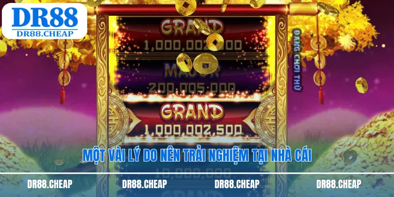 Một vài lý do nên trải nghiệm tại nhà cái